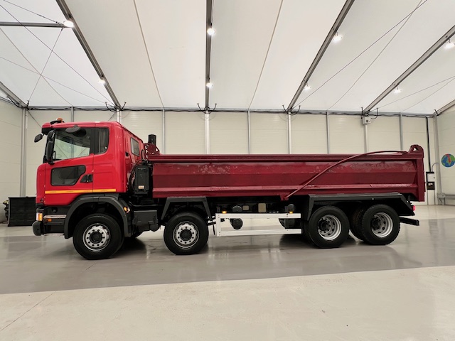 Scania G410 8×4 Rest Cab Steel Tipper