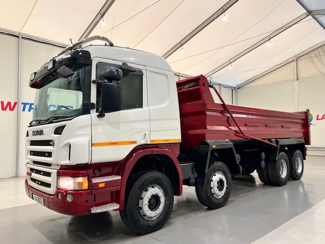 Scania P400 8×4 Sleeper Cab Steel Tipper
