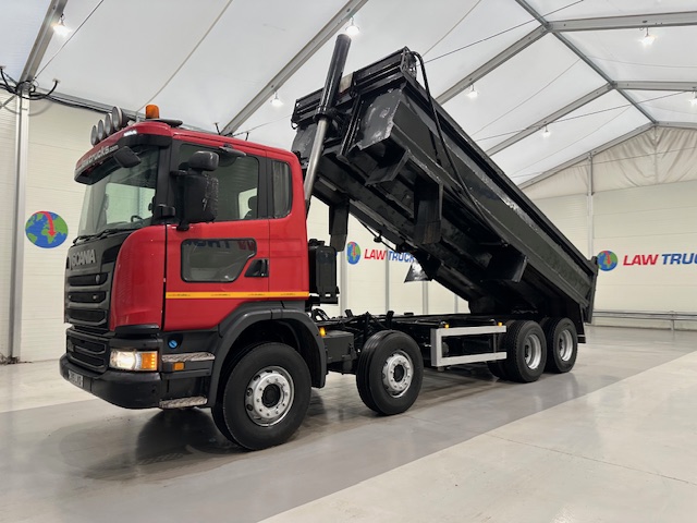 Scania G410 8×4 Sleeper Cab Steel Tipper