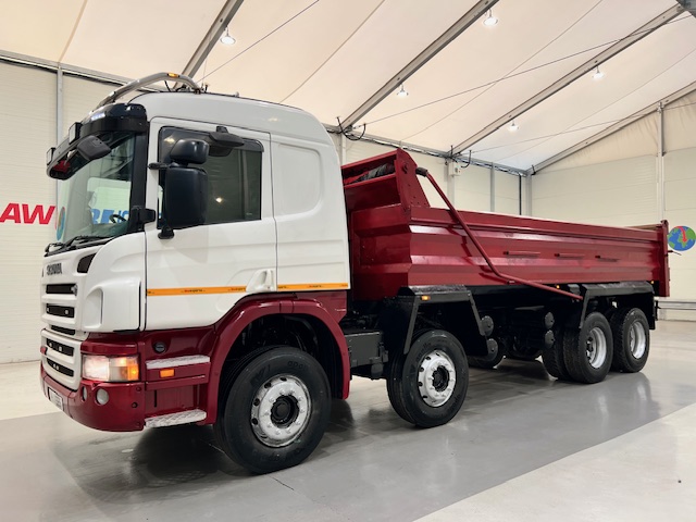 Scania P400 8×4 Sleeper Cab Steel Tipper