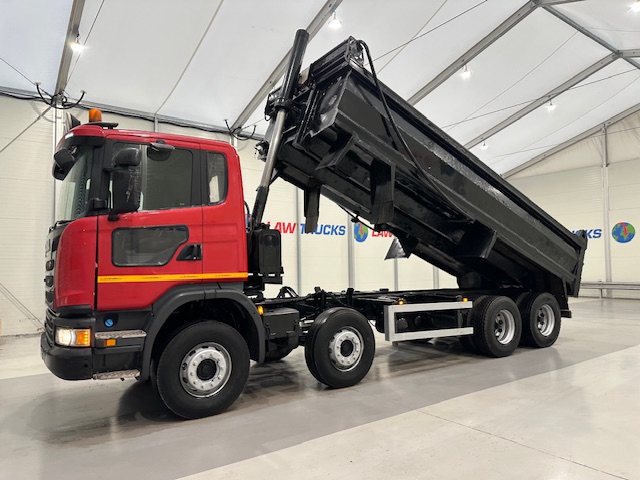 Scania G410 8×4 Sleeper Cab Steel Tipper