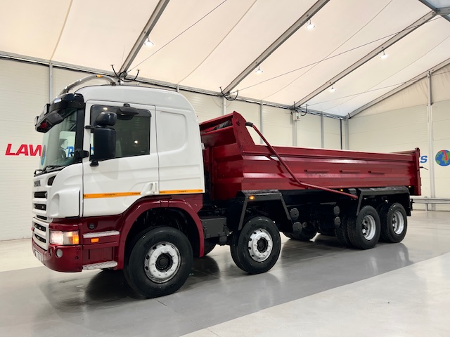 Scania P400 8×4 Sleeper Cab Steel Tipper