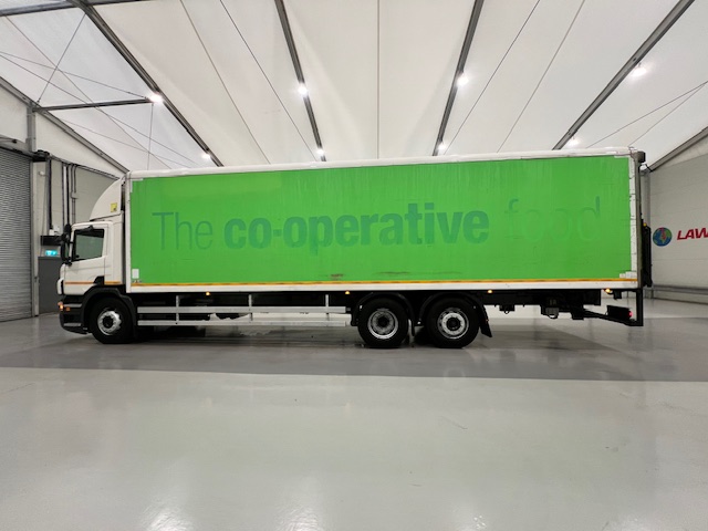 Scania P280 6×2 Rear Lift Day Cab Fridge Box