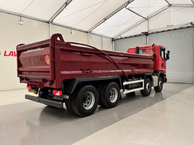 Scania G410 8×4 Rest Cab Steel Tipper