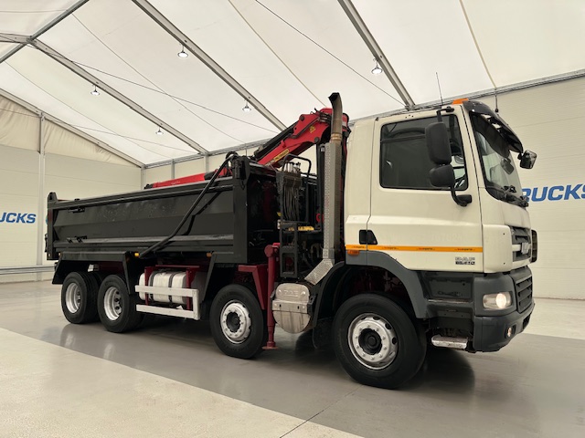 DAF CF85 410 8×4 Day Cab Steel Tipper Grab