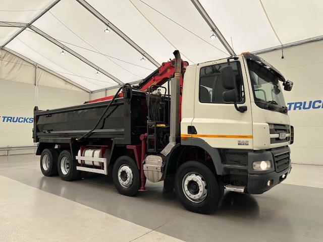 DAF CF85 410 8×4 Day Cab Steel Tipper Grab