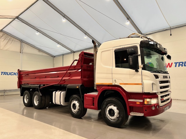 Scania P400 8×4 Sleeper Cab Steel Tipper