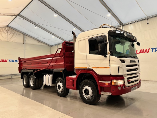 Scania P400 8×4 Sleeper Cab Steel Tipper