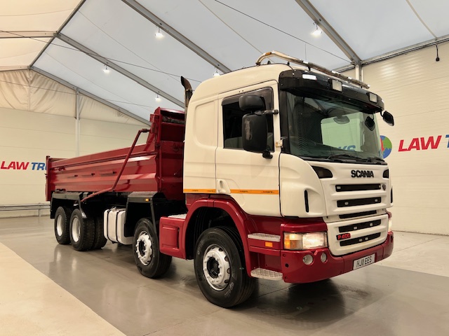 Scania P400 8×4 Sleeper Cab Steel Tipper