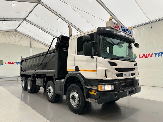 Scania P360 8×4 Rest Cab Steel Tipper