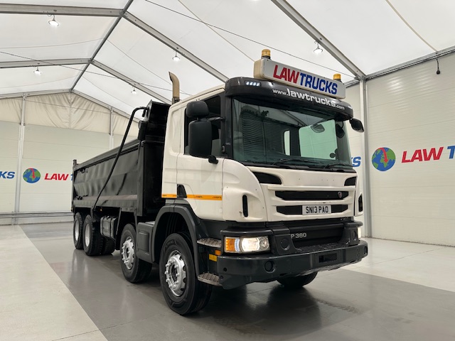Scania P360 8×4 Rest Cab Steel Tipper