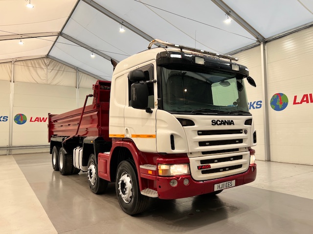 Scania P400 8×4 Sleeper Cab Steel Tipper