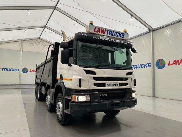 Scania P360 8×4 Rest Cab Steel Tipper