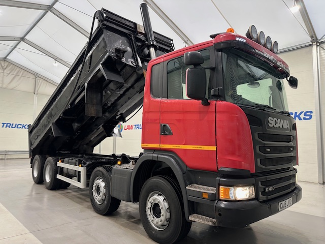 Scania G410 8×4 Sleeper Cab Steel Tipper
