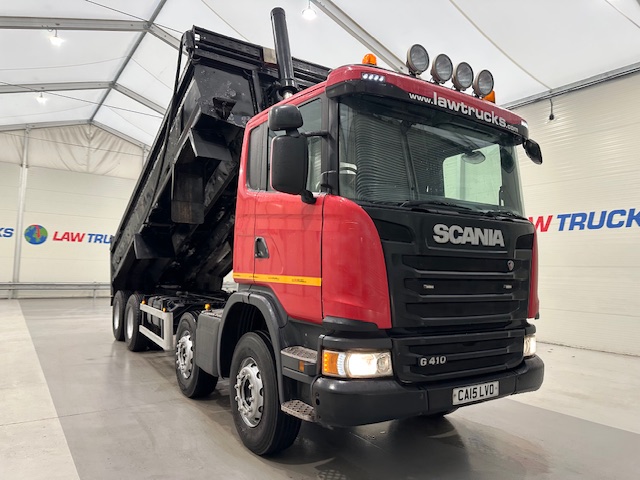Scania G410 8×4 Sleeper Cab Steel Tipper