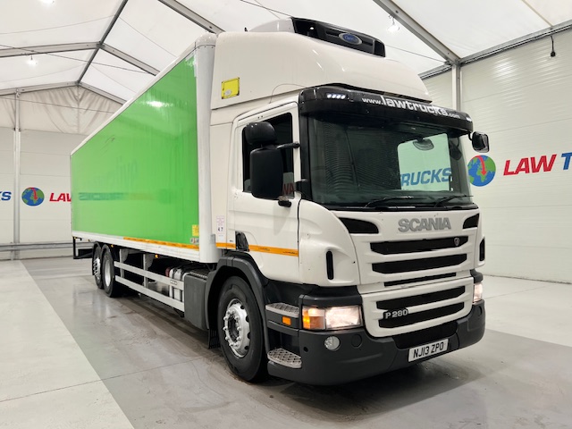 Scania P280 6×2 Rear Lift Day Cab Fridge Box