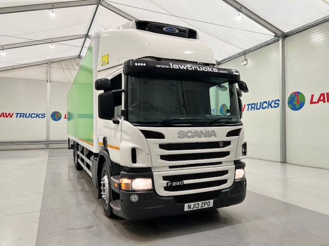 Scania P280 6×2 Rear Lift Day Cab Fridge Box
