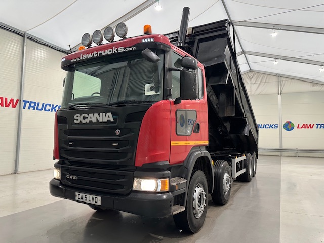 Scania G410 8×4 Sleeper Cab Steel Tipper