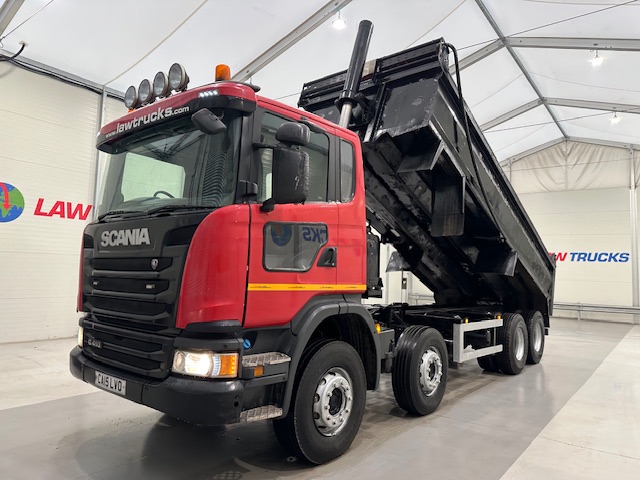 Scania G410 8×4 Sleeper Cab Steel Tipper