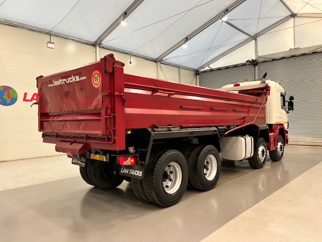 Scania P400 8×4 Sleeper Cab Steel Tipper