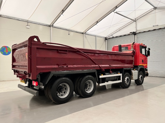 Scania G410 8×4 Rest Cab Steel Tipper