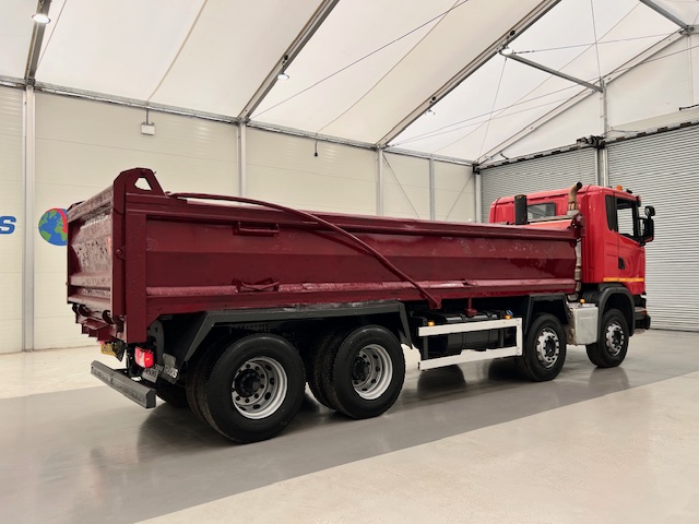 Scania G410 8×4 Rest Cab Steel Tipper