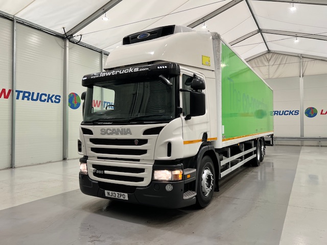 Scania P280 6×2 Rear Lift Day Cab Fridge Box