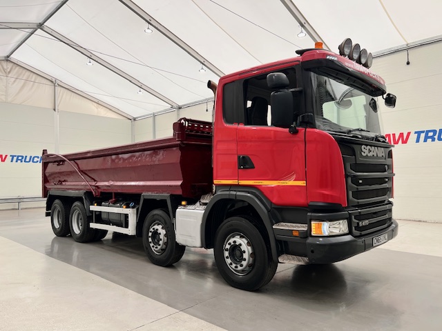 Scania G410 8×4 Rest Cab Steel Tipper