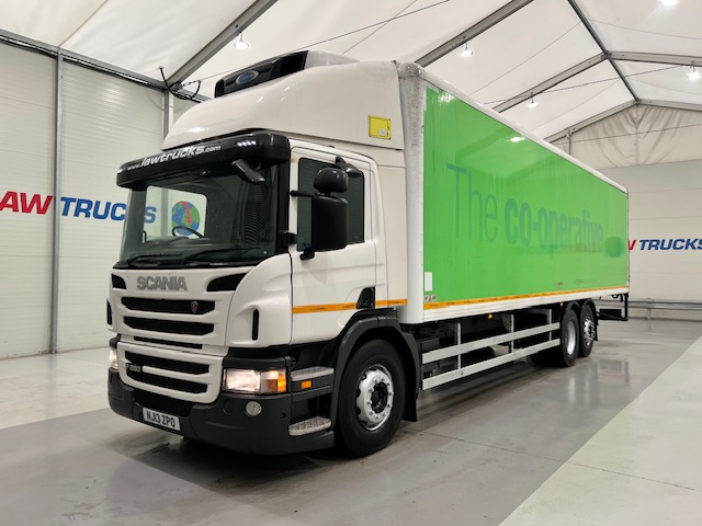 Scania P280 6×2 Rear Lift Day Cab Fridge Box