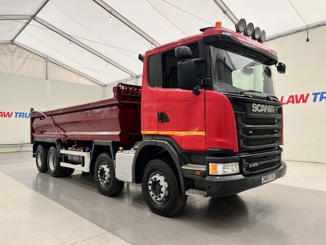 Scania G410 8×4 Rest Cab Steel Tipper