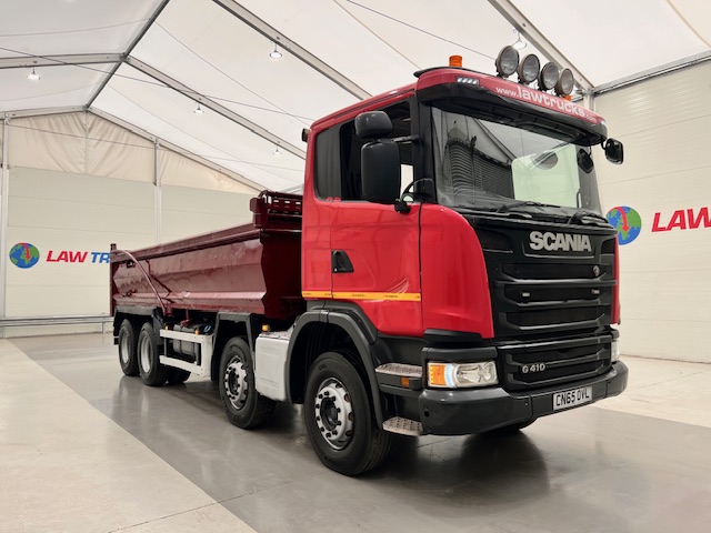 Scania G410 8×4 Rest Cab Steel Tipper
