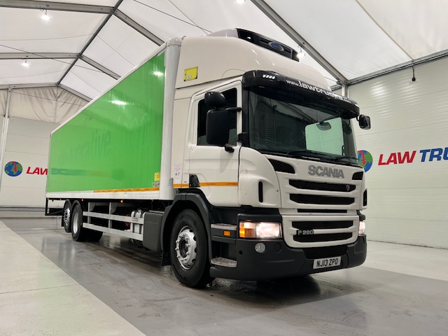 Scania P280 6×2 Rear Lift Day Cab Fridge Box