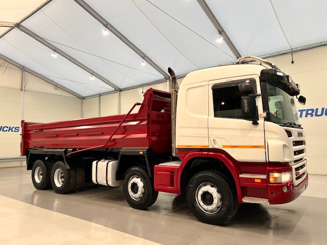 Scania P400 8×4 Sleeper Cab Steel Tipper