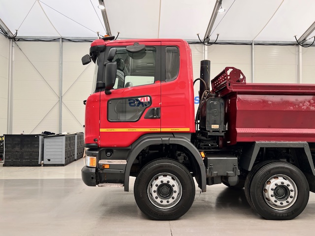 Scania G410 8×4 Rest Cab Steel Tipper