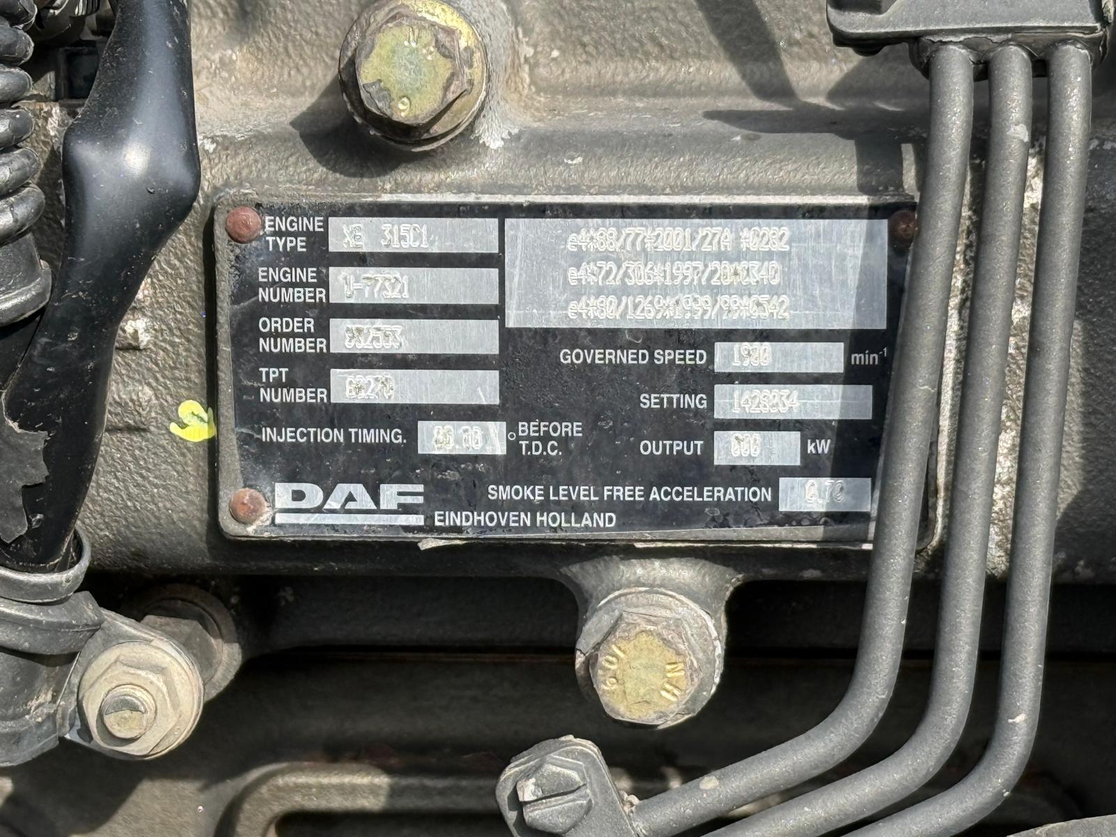 DAF XF95 430 4×2 Tractor Unit Manual