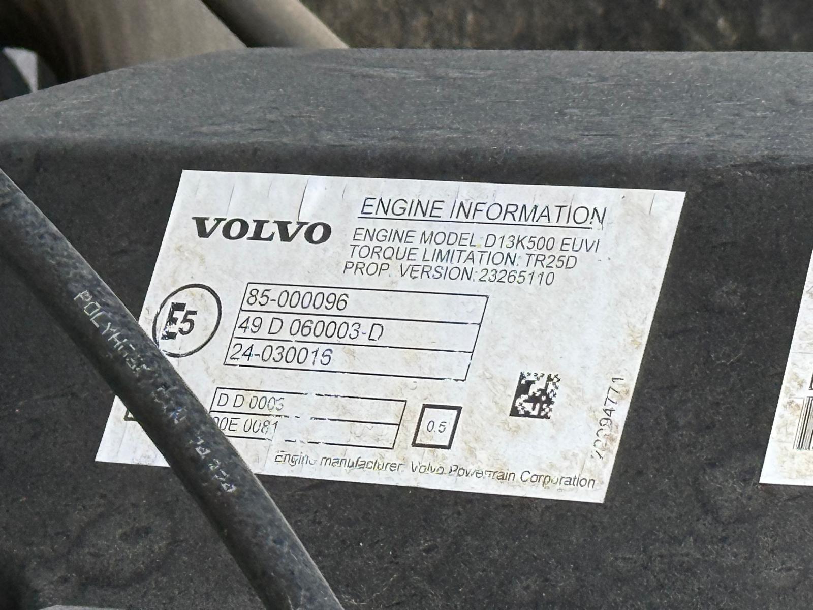 Volvo FH 500 6×2 Midlift Tractor Unit PTO
