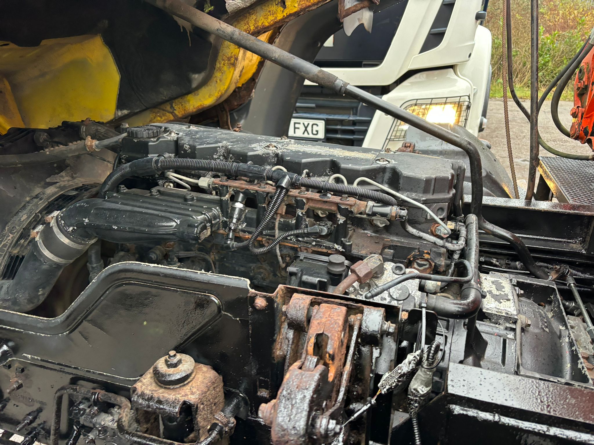 DAF LF55 220 4×2 Steel Tipper Grab Manual