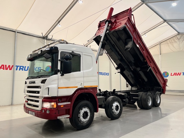 Scania P400 8×4 Sleeper Cab Steel Tipper