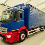 Mercedes Actros 1824 Day Cab Curtainsider - thumbnail