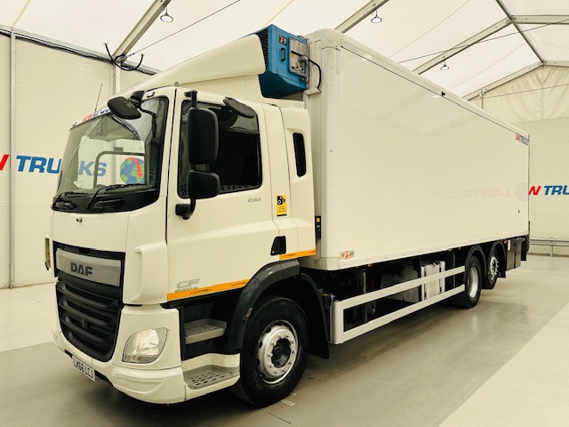 DAF CF 290 6×2 Rear Steer Fridge Box