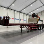 Montracon Tri Axle Flatbed Brick Grab Trailer - thumbnail