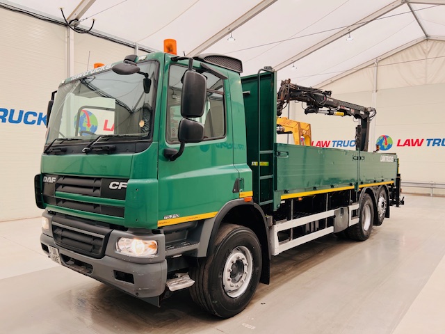 DAF CF75 310 Rear Lift Day Cab Dropside Brick Grab