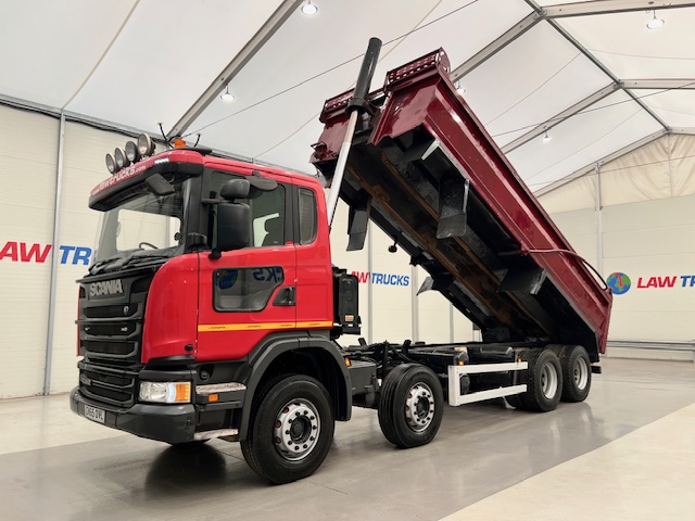Scania G410 8×4 Rest Cab Steel Tipper