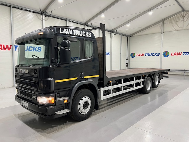 Scania P94 300 6×2 10 Tyre Rear Lift Flatbed