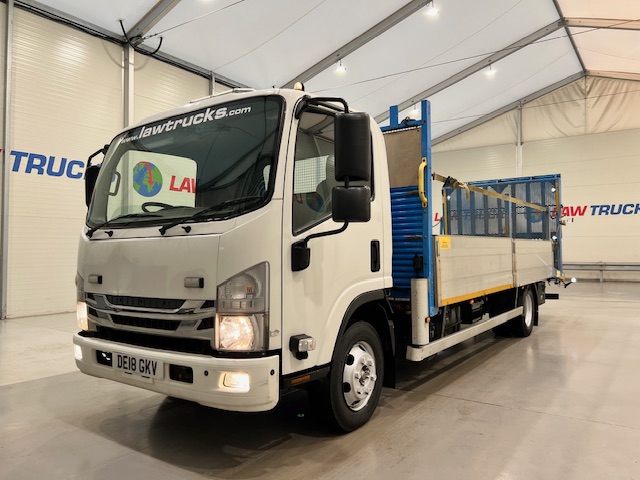 Isuzu N75 190 Day Cab Dropside Beavertail