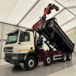 DAF CF85 410 8×4 Day Cab Steel Tipper Grab - thumbnail