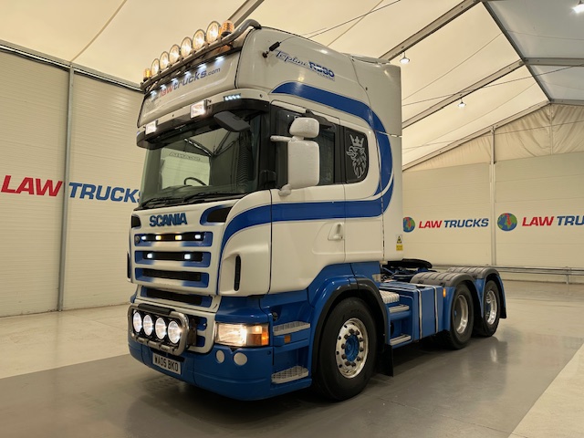 Scania R580 6×2 10 Tyre Rear Lift Tractor Unit PTO