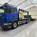 Scania R420 6×2 Rear Lift Brick Grab Drawbar - thumbnail