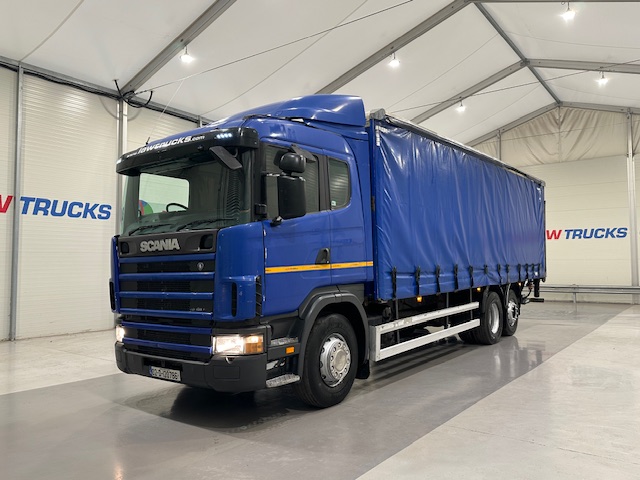 Scania 114 340 6×2 Rear Lift Sleeper Cab Curtainsider