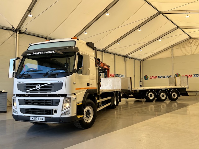 Volvo FM 450 Dropside Brick Grab Drawbar